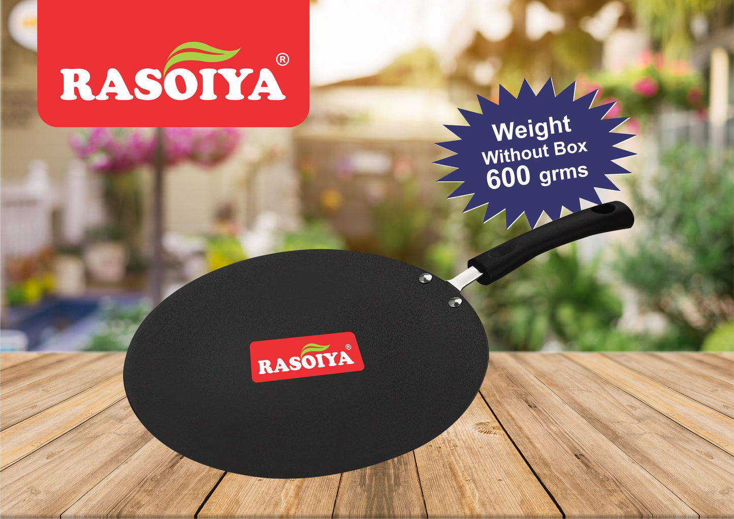 Rasoiya Concave Non-Stick Tawa (28 cm)