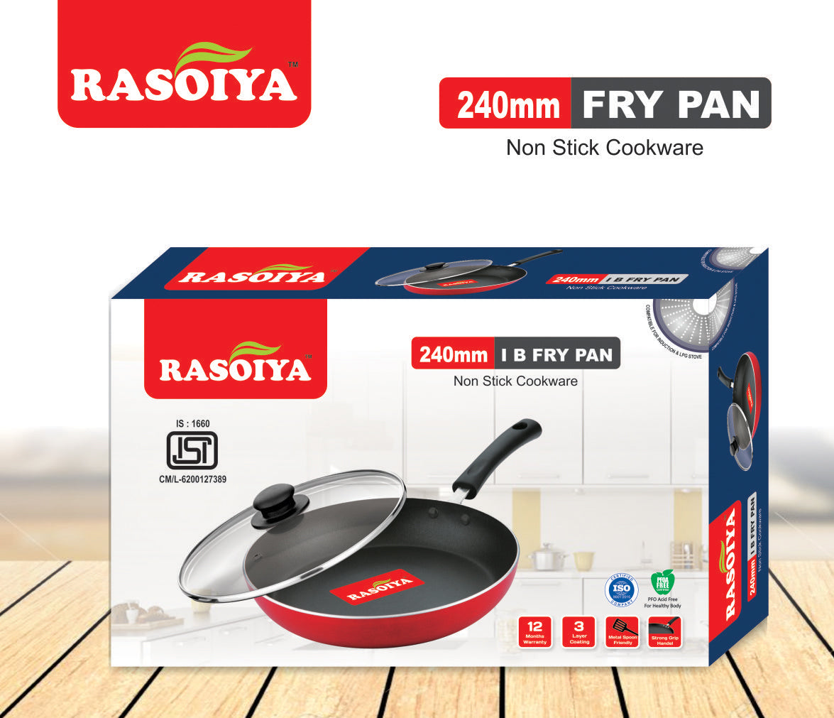 Rasoiya Induction Base Non-Stick Fry Pan