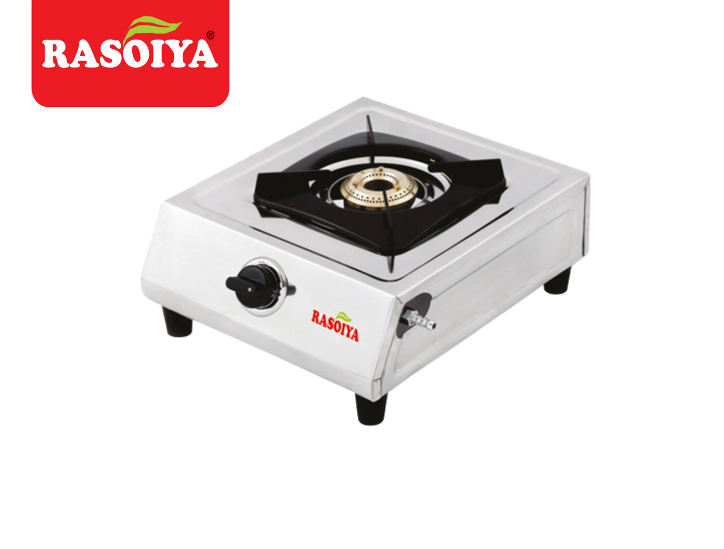 Rasoiya Smart Single Burner Stainless Steel Manual Gas Stove