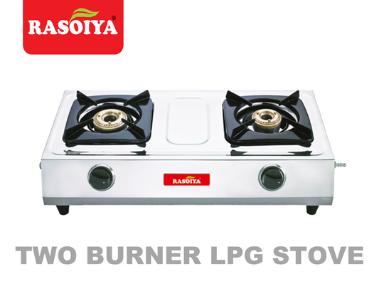 Rasoiya Smart 2 Burner Stainless Steel Manual Gas Stove