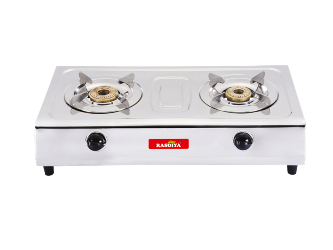 2BR STAINLESS STEEL LPG STOVE (PLUS)