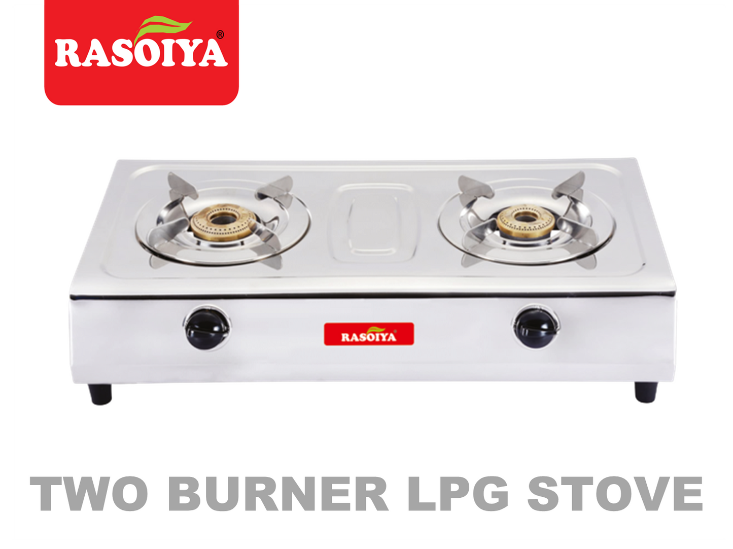 Rasoiya Smart 2 Burner Plus Stainless Steel Manual Gas Stove