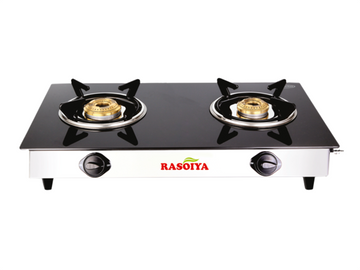 RASOIYA 2 BURNER GLASS TOP STOVE